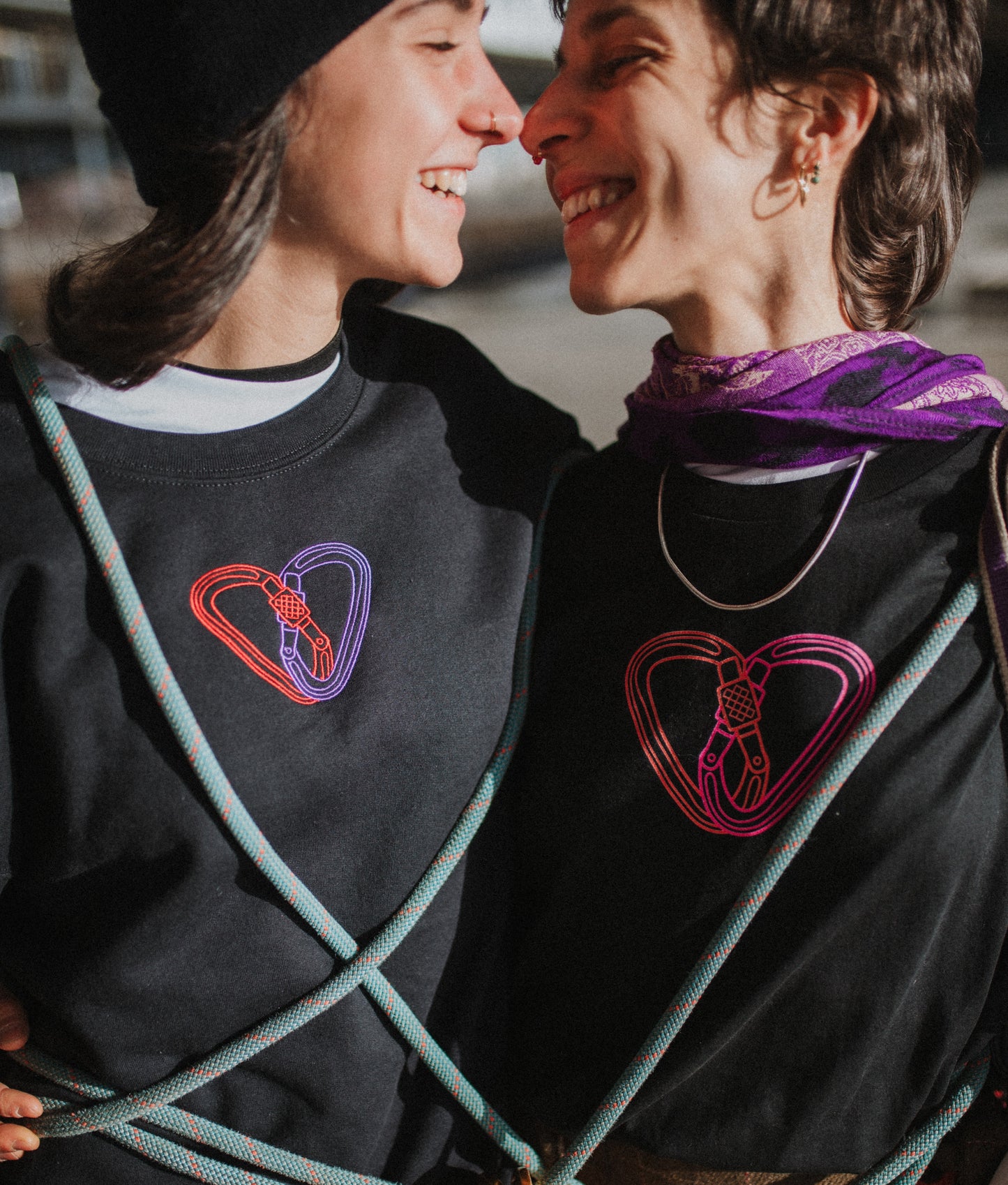 Belayed and Beloved Embroidered Crewneck