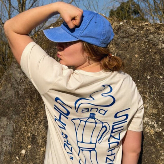 Sipping & Sending Cotton T-Shirt