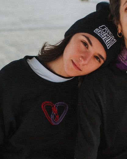 Belayed and Beloved Embroidered Crewneck