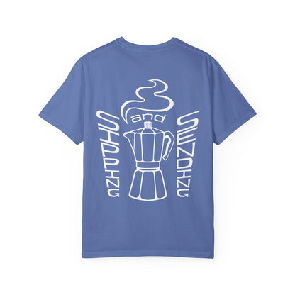 Sipping & Sending Comfort Colors Relaxed-Fit Tee