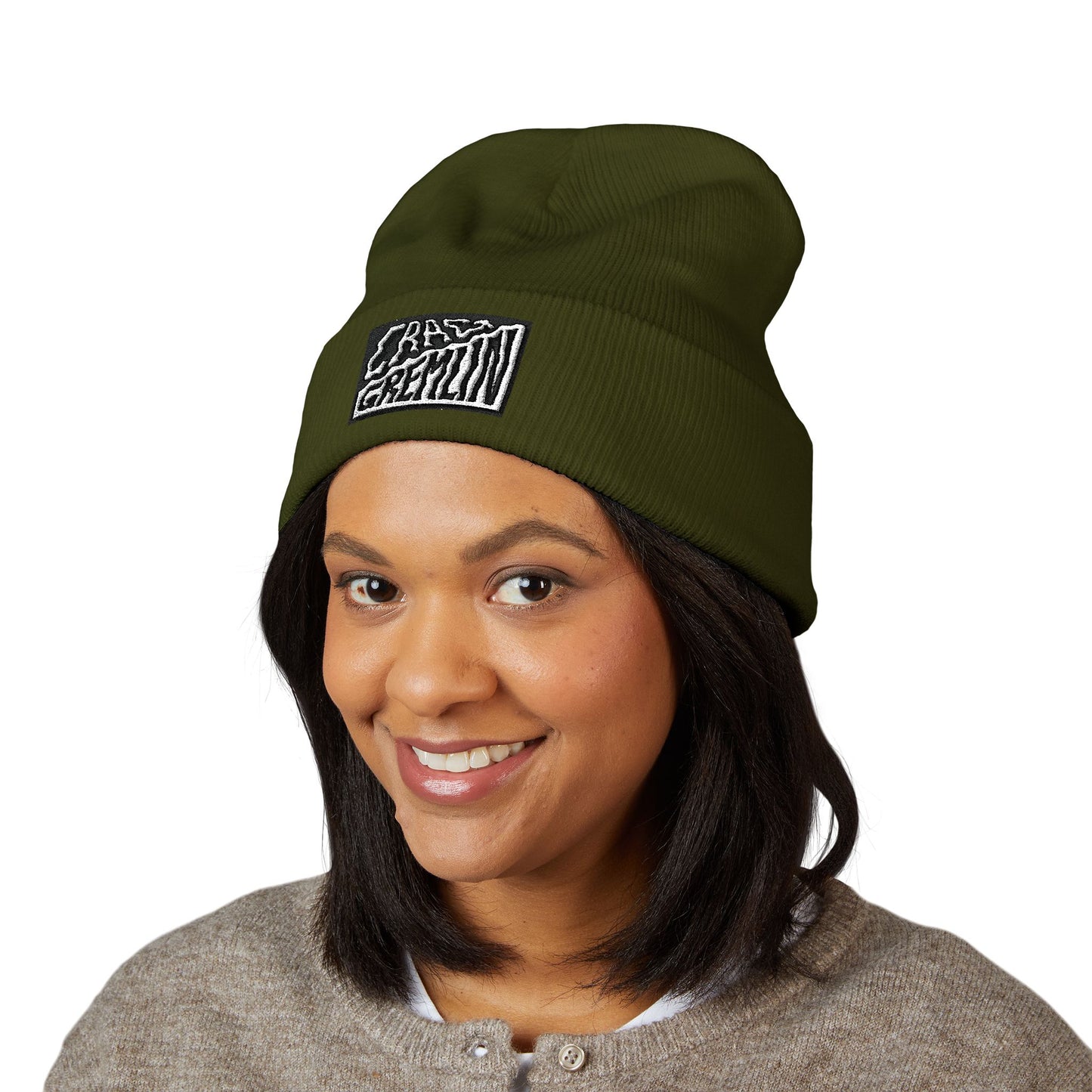 Crag Gremlin Embroidered Beanie