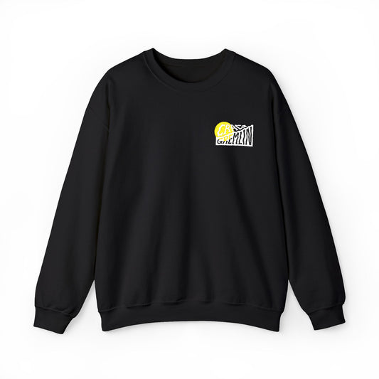Crag Gremlin Sun Logo Embroidered Crewneck