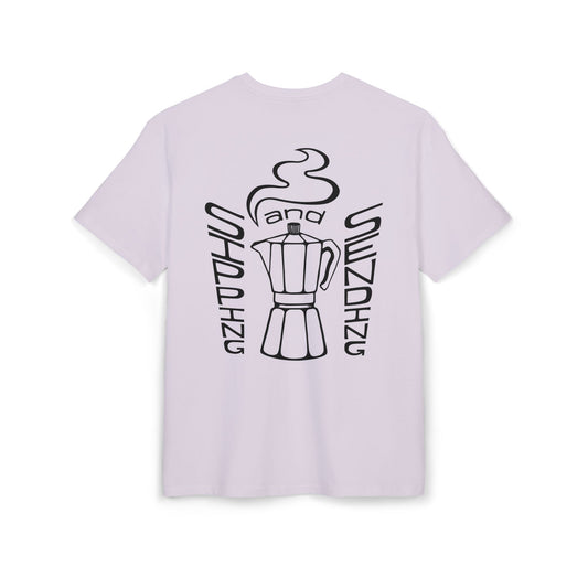 Sipping & Sending - Heavy Oversized T-Shirt