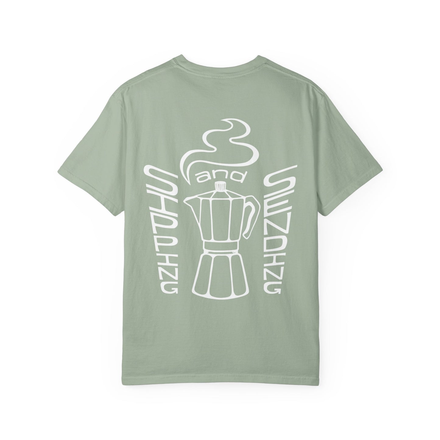 Sipping & Sending Comfort Colors Relaxed-Fit Tee