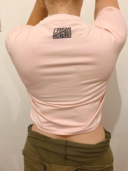 Belayed & Beloved Cotton Crop Top