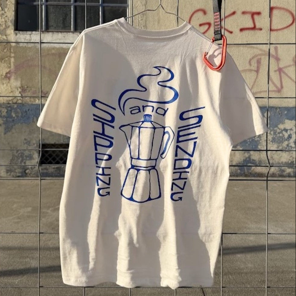 Sipping & Sending Cotton T-Shirt