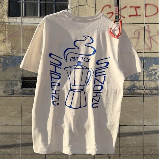 Sipping & Sending Cotton T-Shirt