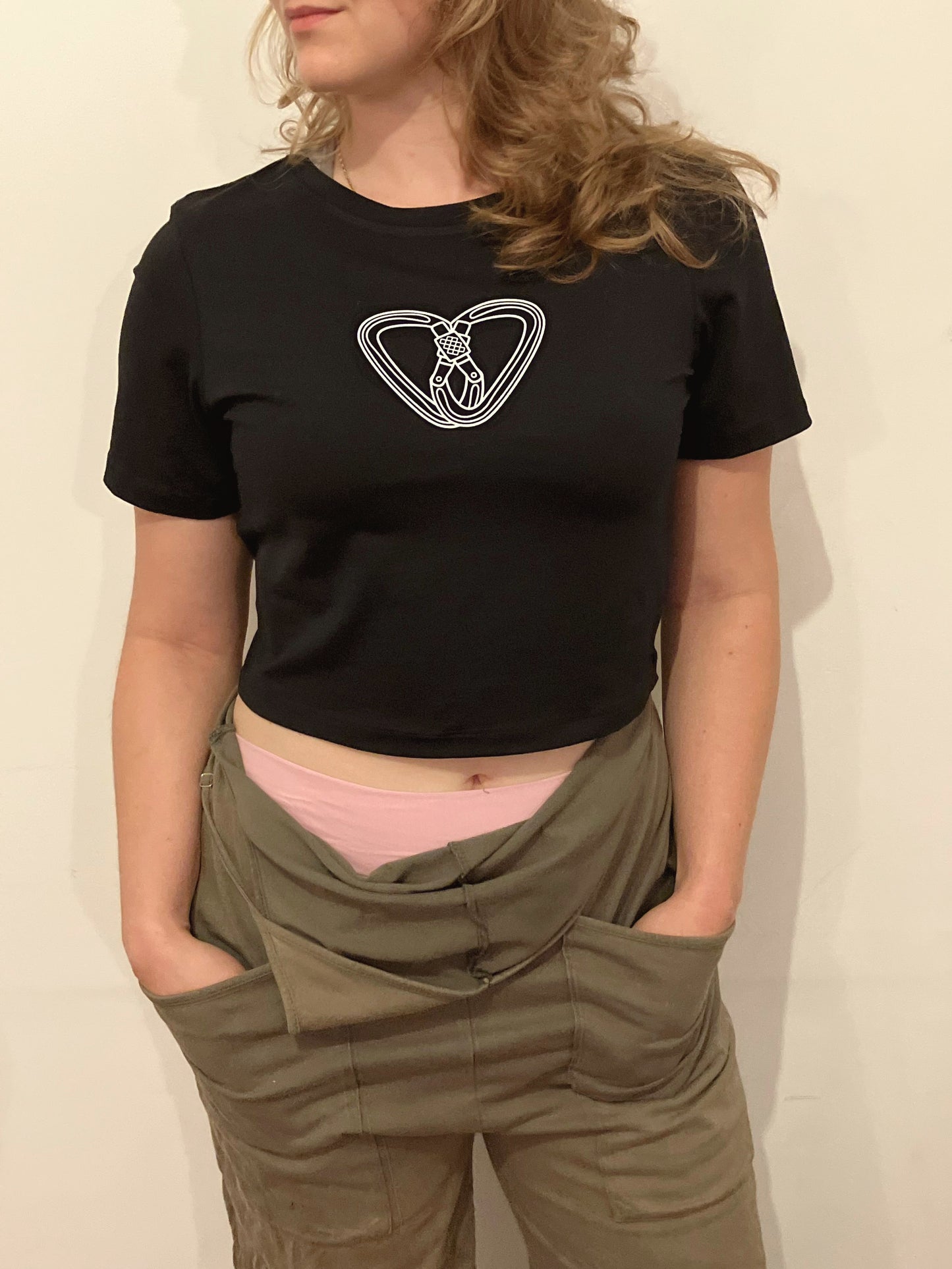 Belayed & Beloved Cotton Crop Top
