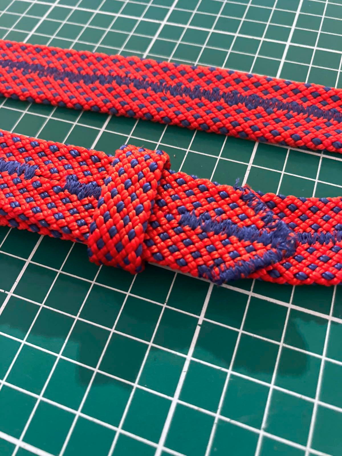 Recycled Rope Belt with Retro Silver Buckle