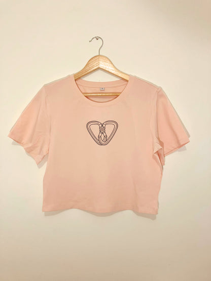 Belayed & Beloved Cotton Crop Top