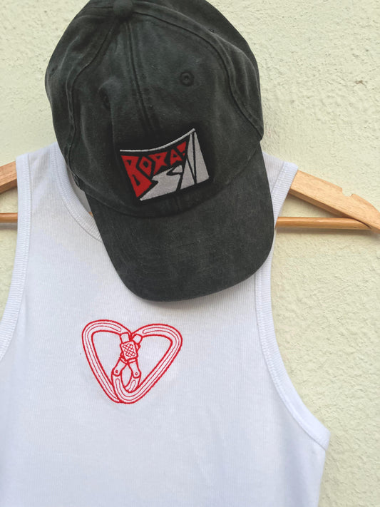 Belayed & Beloved Embroidered Tank Top